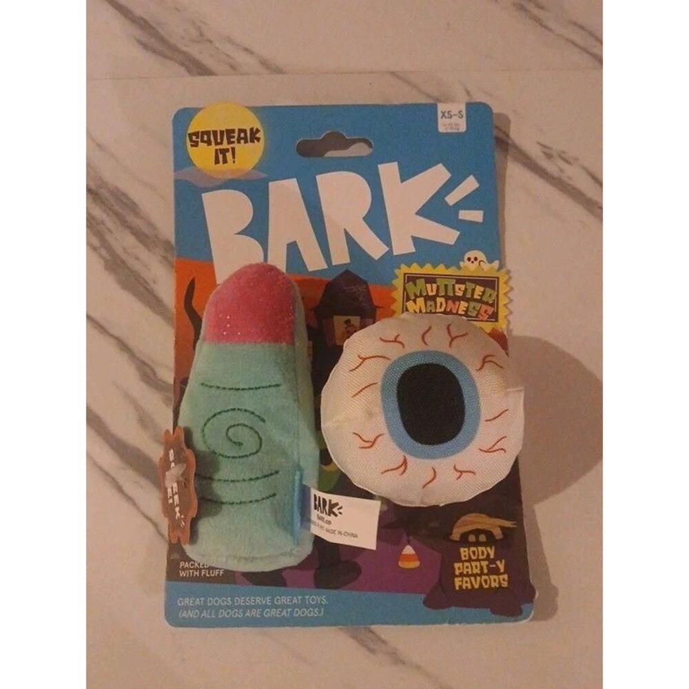 Brand New Bark Muttster Madness  XS-S Dog Plush Toys